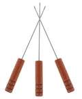 3-Piece Stainless Steel Baiting Needle Rigging Tool Set With Comfortable Rosewood Grip For Carp And Saltwater Fishing Effortless Worm Threading Precise Baiting And Versatile Lure Needle For Quick Rigging, three needles