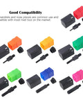 7-Piece Assorted Rivet Nut Gun Mandrels And Nose Pieces Set For Metric M3 M4 M5 M6 M8 M10 M12 Riveters, color-coded pieces
