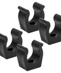 1 Inch Black Boat Ladder Clips Set Of Four Durable Marine Ladder Pole Holder Bracket Mounts Ideal For Boats Yachts RVs And More Versatile Hook Clips