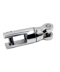 Rock Solid Multi-Directional Anchor Swivel Connector In 316 Stainless Steel For One Quarter To Five Sixteenth Inch Chain Three And A Half Inch Overall Working Load 1900 To 2200 Lbs Breaking Load 5000 Lbs Rustproof Boat Anchor Hardware