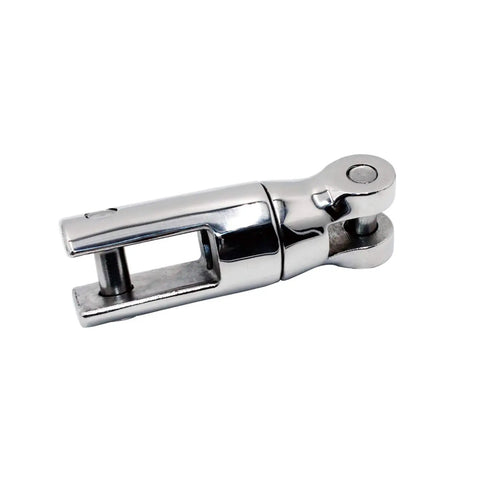 Rock Solid Multi-Directional Anchor Swivel Connector In 316 Stainless Steel For One Quarter To Five Sixteenth Inch Chain Three And A Half Inch Overall Working Load 1900 To 2200 Lbs Breaking Load 5000 Lbs Rustproof Boat Anchor Hardware