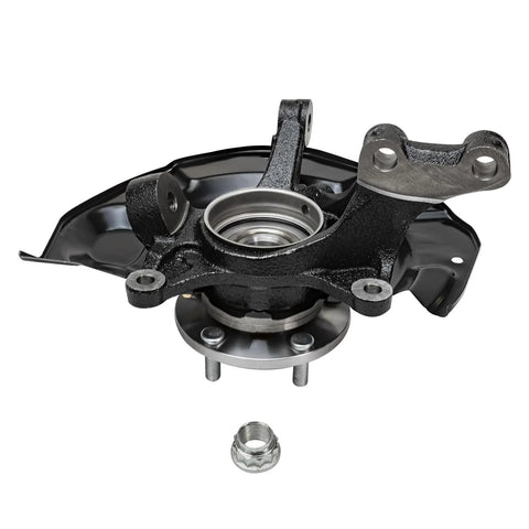 Front Two Piece Steering Knuckles and Wheel Hub Bearings Replacement Kit for Lexus RX330 RX350 RX400h and Toyota Highlander Hybrid 2004-2009 OEM-Grade Includes Two Knuckles
