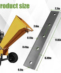 12 Inch Steel Wood Chipper Blade Set For OPC 504 506 506E 566E 50636 Replacement PK0903 PK0915 PK0915 EH showing blade dimensions