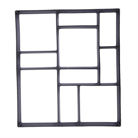 DIY Rectangular Pavement Mold For Concrete Paths And Stepping Stones Reusable Patio Garden Walkway Mould For Courtyard And Lawn Durable Easy To Use Grab And Go No Tools Needed 17.7 By 15.7 By 1.7 Inches