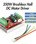 350W 6 To 60 Volts Three Phase PWM DC Brushless Motor Speed Controller With Hall Sensor for 120 Degree BLDC Motors