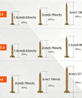 Flat Head Wood Screws Set Assortment 360 Pieces With Phillips Driver Bit Self Tapping Screws For Wood And Metal Zinc Plated Countersunk Full Thread Easy To Install Durable Bit Included Ideal For DIY Home Projects. M3 M3.5 M4 sizes