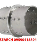 2-inch OD brushed stainless steel 316 tube, 60 inches long, 16 gauge