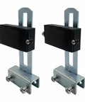 2 Pack Square Limit Switch Magnets with Mounting Brackets for Automatic Sliding Gate Openers Replacement Accessories