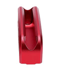 Heavy Duty T Slot Bed Cleats For Toyota Trucks 2022-2025 side view of red, durable metal tie down hardware for easy cargo secure installation.