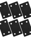 Six Piece Stainless Steel Straight Furniture Brackets Mending Plates With Stable Support And Heavy Duty Load Bearing For Wood Repair