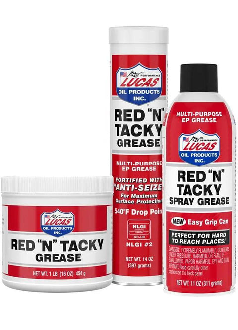 Red N Tacky Easy Grip Aerosol Grease Spray For Quick Cling Lubrication, Water Resistant, Multi Purpose Lubricant, 11 Ounce Can