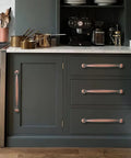 18 Inch Brushed Antique Copper Cabinet Pulls With Solid Zinc Alloy Heavy Duty Construction Built To Last For Cupboards And Dressers