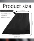 Badass Waterproof EV Charger Cover With Dual Magnetic Strips For Sun And Rain Defense Universal Fit For All Electric Cars, 20.08 x 16.73 inch size chart.