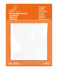 Heavy-Duty Pool Patch Repair Kit For Inflatables With Peel-And-Stick TPU Vinyl Waterproof Patch Kit packaging, 12-pack, front view
