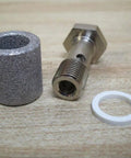 Exhaust Choke Silencer For Pneumatic And Hydraulic Equipment One Eighth Inch Fine Thread One Inch Length Replacement Part 3341051100