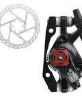 Heavy Duty MTB Disc Brake Set For Front Or Rear Bike includes 160mm rotor and aluminum caliper for mountain biking.