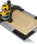 Top Shelf MDF Routing Kit With Quick Release Frame Setup Ready To Roll For Slick Cabinet Builds Including Iron Clad Corner Jigs.