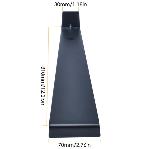 Heavy Duty Pull Bar For Laminate And Vinyl Plank Flooring Installation 12.2 Inch Long 4mm Thick Upgraded Tool with dimensions