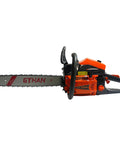 Gas Chainsaw With 60Cc 2 Cycle Engine 4 HP 8500 RPM 20 Inch Bar shown on a white background