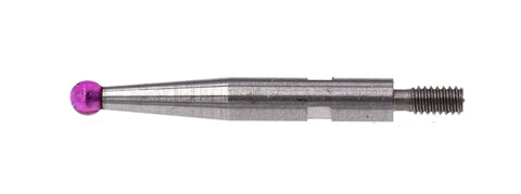 Ruby ball tip measuring insert for Interapid 312 dial test indicators, 0.080 in ruby ball, 0.65 in length.