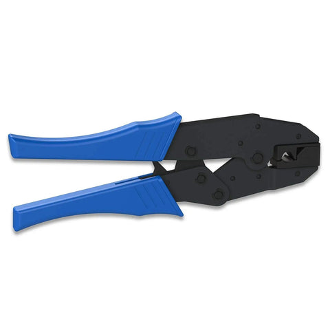 RJ45 STP Shielded Connector Crimping Tool For Cat6A Large Diameter Wires And Modular Plugs Interchangeable With Paladin Type Tips Pro Grade