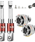 Adjustable Universal Socket Wrench Tool Set For 10mm To 19mm Nuts And Bolts with 3/8 inch drive adapters shown