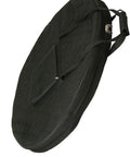 Heavy Duty Quilted Nylon Gig Bag For 30 Inch Frame Drum with tight zipper seal and tough carry strap.
