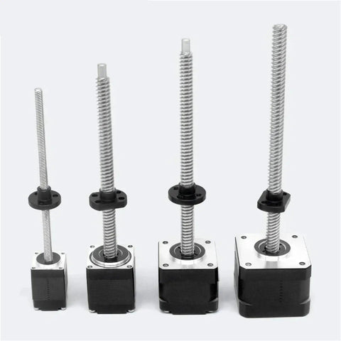 Top Shelf Hybrid Micro Leadscrew Stepper Motor Compatible With Nema 8 11 14 17 23 Frames Featuring Ridiculously Smooth T5 T8 Trapezoidal Thread That Runs Hella Silent And Delivers Dead On Positioning Control