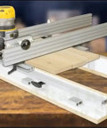 Planing Sled For Wide Stock Up To 86 Inches Wide With Ultra Track Rails And Heavy Duty Router Aid For Slabs Live Edge Blocks