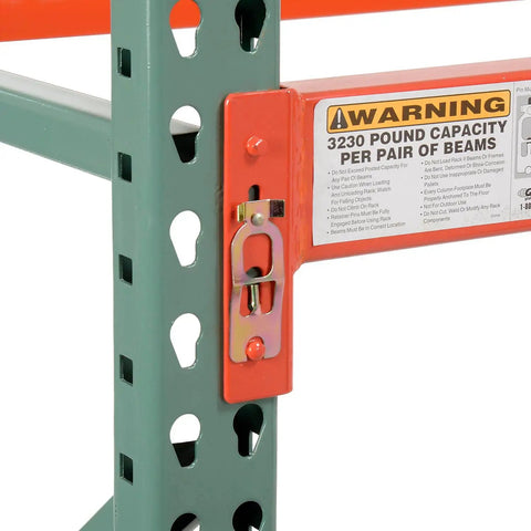Heavy Duty Teardrop Pallet Rack Add On Unit Built Like A Tank For Warehouse Storage Foolproof Setup Includes Rock Solid Upright Frame And Pair Of Beams Measuring 108 By 42 By 144 Inches