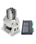 Pro Grade Motorized Rotary Positioning Stage With Crisp Worm Gear Drive, 100mm chuck, designed for precision marking and welding projects.