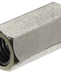 3/8-16 Stainless Steel Coupling Nut 6 Pack for Joining Two Male Threaded Rods, Hex Style for Easy Tightening