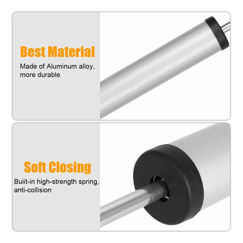 Adjustable Buffer Force Door Closer With 90 Degree Stop Gas Spring Auto Close And Lock Silent 25-45kg Capacity detail in sand silver