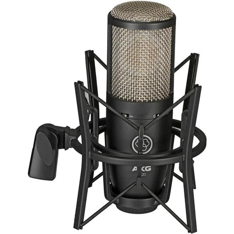 Project Studio P220 Large Diaphragm Condenser Microphone with spider shockmount for vocals and instruments recording