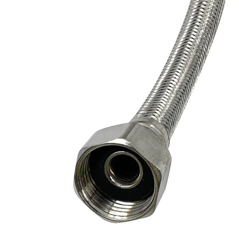High Output Water Circulator Pump With Straightforward Installation And Smooth Operation For Residential Hydronic Heating Systems Includes Efficient Motor And Quick Swap Fittings for flexible stainless steel connection hose.