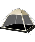 10x10 Screen Tent With Removable Floor For Backyard Parties, Large Outdoor Gazebo With Mosquito Netting And Sunproof Canopy shown.