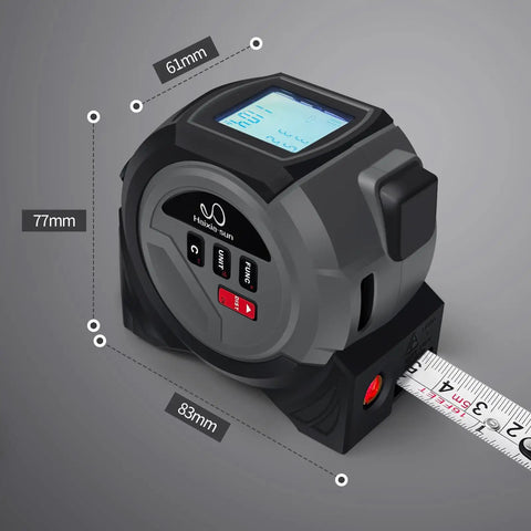 Zero Hassle Three In One Laser Tape Measure With Built In Level And Snappy Digital Display For Fast Reads Up To 131 Ft Plus A Beefy Sixteen Foot Retracting Tape Made For Stress Free Diy Projects And Weekend Renovation Grind