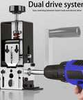 Gypsyfy Manual Wire Stripping Machine For Copper Cable Peeling With Hand Crank And Drill Adapter dual drive system close-up