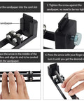 Instruction steps for using Arrow Shaft Grinder And Polisher Tool For Archery DIY Arrows Accessory Burr Removal Sander