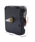 12888 Quartz Clock Movement Replacement Kit with no fuss easy install, swing mute for quiet timekeeping, size 56x56.7x16mm