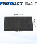 Graphite Rectangle Block Disk Ingot For Melting And Electrolysis High Purity Graphite Electrode Plate Sheet 50x30x5mm pack of 5