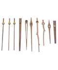 Walnut Wood Clock Repair Kit With Quartz Movement And 32 Accessories For Easy Diy Watch Replacement And Repair Includes Hands
