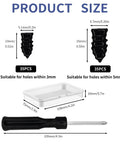 Emergency Tire Repair Kit 70Pcs With Rubber Nails And Screws For Puncture Repair Heavy Duty Flat Tire Fix product size chart.