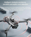 Foldable Dual 4K Camera Drone With 5G Transmission And Brushless Motors Under 249g featuring obstacle avoidance in flight