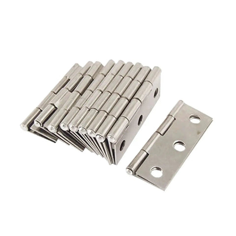 Rotating Concealed Hinges For Doors And Cabinets, 10 Pack Stainless Steel, Easy Install, Heavy Duty Door Hardware, Smooth Operation