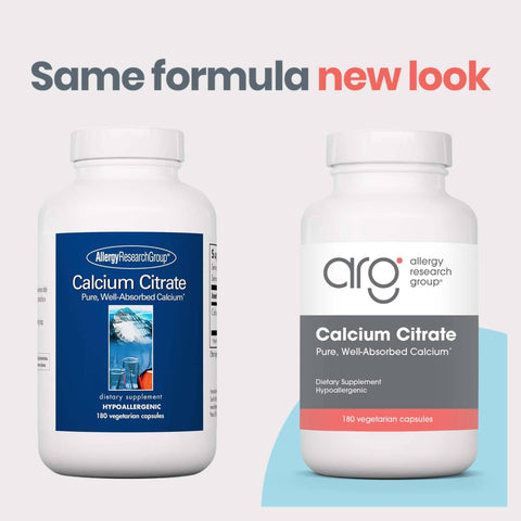 Two bottles of Calcium Citrate Supplement For A Bone Boost And Muscle Function Delivers 150 Mg Calcium Per Serving With Solid Absorption