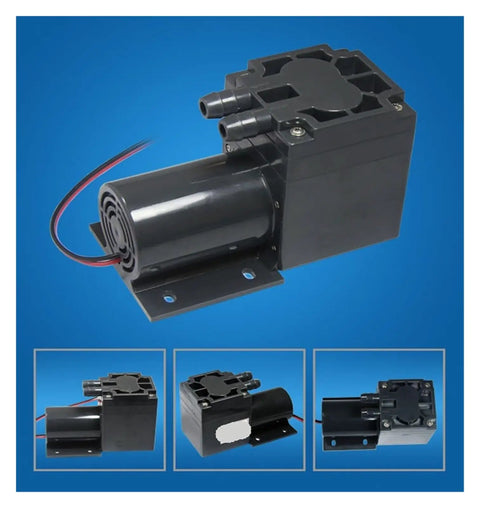 12V And 24V DC Mini Vacuum Pump Z70 High Flow Air Compressor Generating Up To -70KPA For Efficient Air Charging And Testing Applications Featuring Robust 60LPM Output And Compact Design Perfect For DIY Projects And Auto Repair Tasks