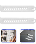 20 Pieces Alloy Steel PCI Slot Covers With Screws For Graphics Cards And PC Cases Ventilated Expansion Slot Covers To Boost Dope Airflow And Cut Heat Easy Install For DIY Home PC Builds Dust Prevention, white vented PC slot cover