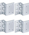 4 Inch Offset Door Hinges Built Tough Five Knuckle Partial Wrap Chest Hinge For 1 Inch Thick Doors 4 Mm Thick Electro Galvanized Steel