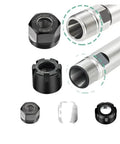 Straight Handle Extension Rod For Industrial Lathe And Milling Equipment With Hella Tough Durability And Dead Nuts Secure Threads Delivers Serious Leverage To Get Any Heavy Duty Machining Job Done Right Everyday, showing clamping nuts and threaded connectors.
